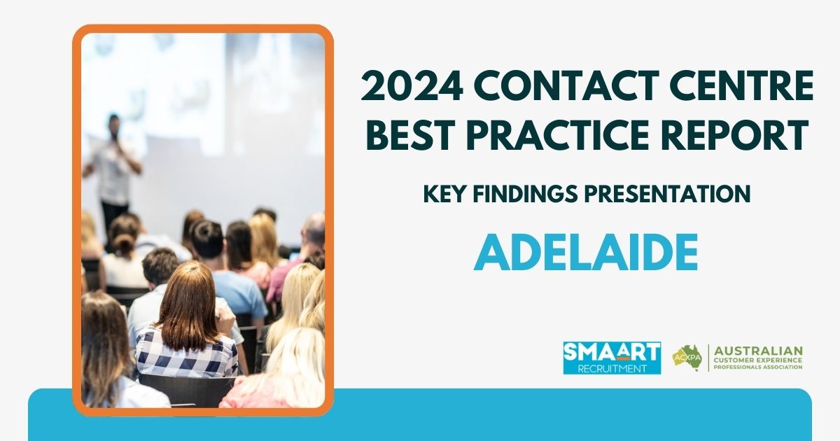 2024 Contact Centre Best Practice Report Adelaide Event